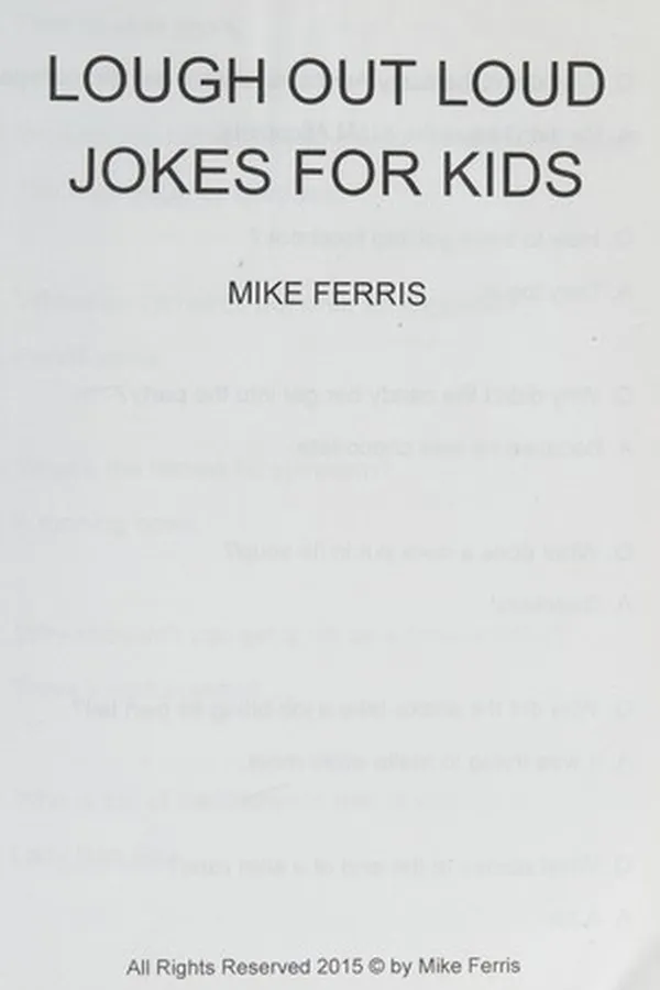 Capa de Laugh out loud jokes for kids