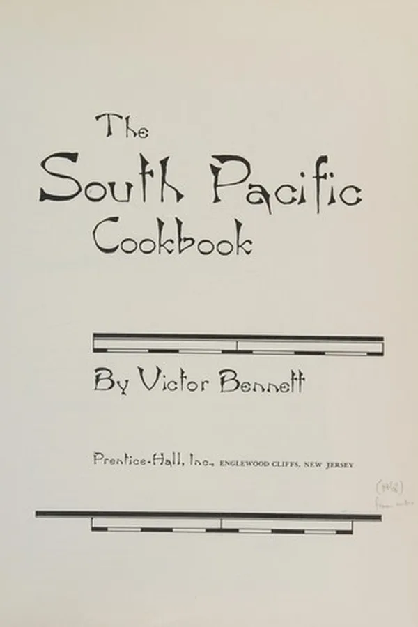 Capa de The South Pacific cookbook