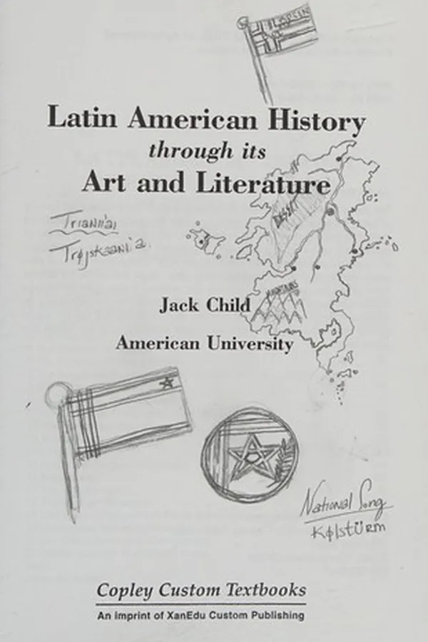Capa de Latin American History Through Its Art and Literature