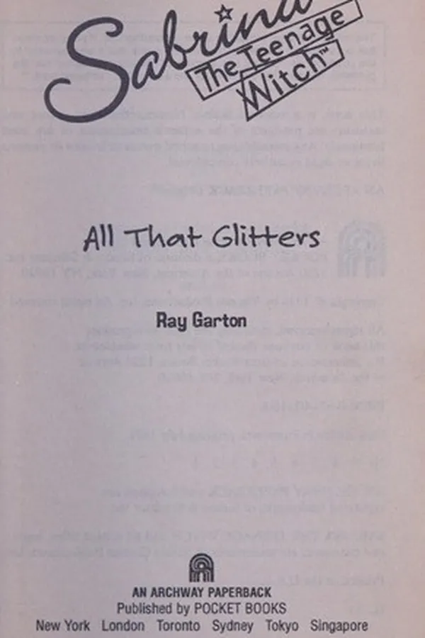 Capa de All that glitters