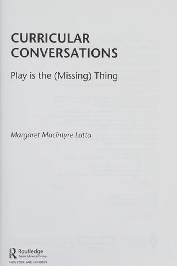 Capa de Curricular Conversations