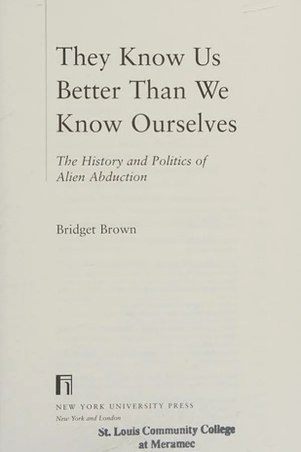 Capa de They know us better than we know ourselves