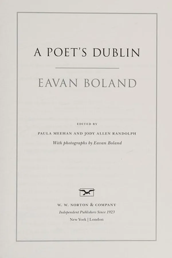 Capa de A poet's Dublin