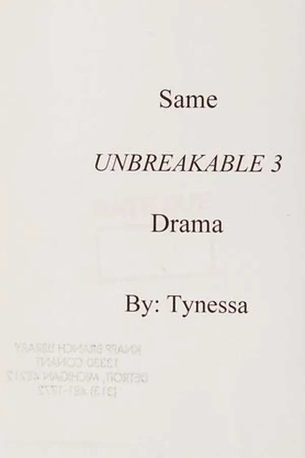 Cover of Unbreakable 3