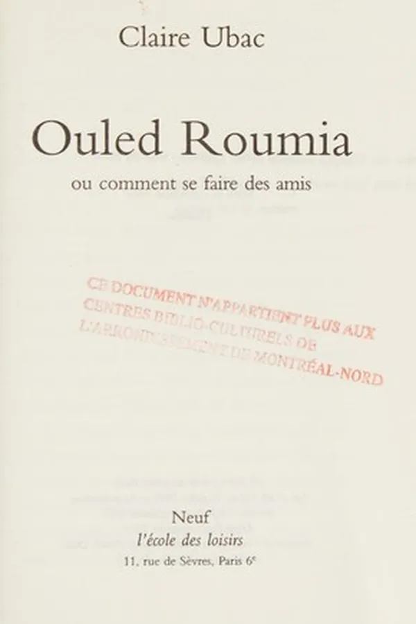 Capa de Ouled Roumia ou comment se faire des amis