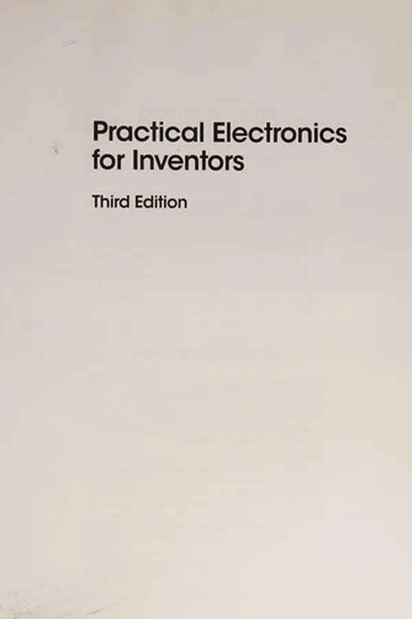 Cover of Practical electronics for inventors
