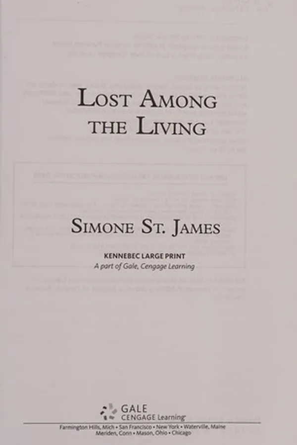 Capa de Lost among the living
