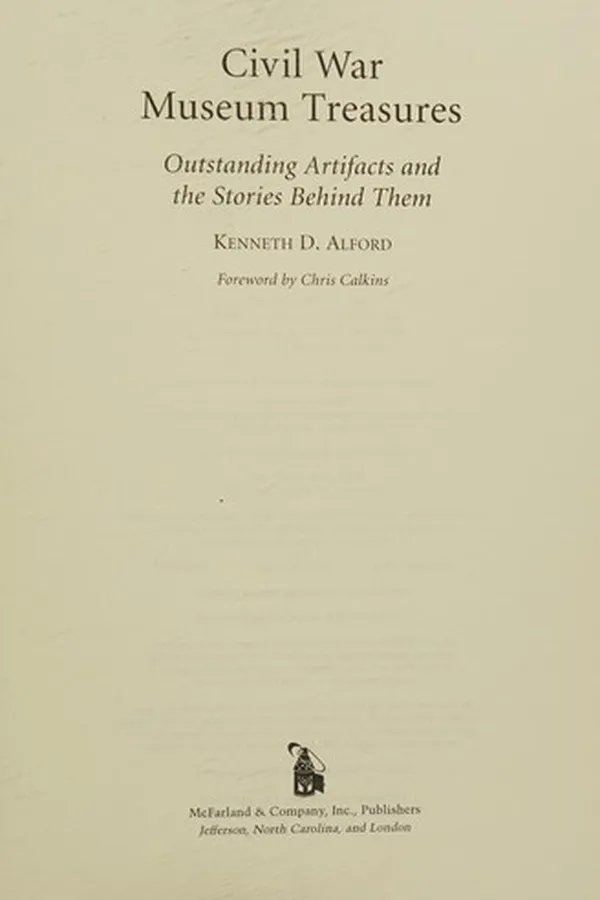 Capa de Civil War museum treasures