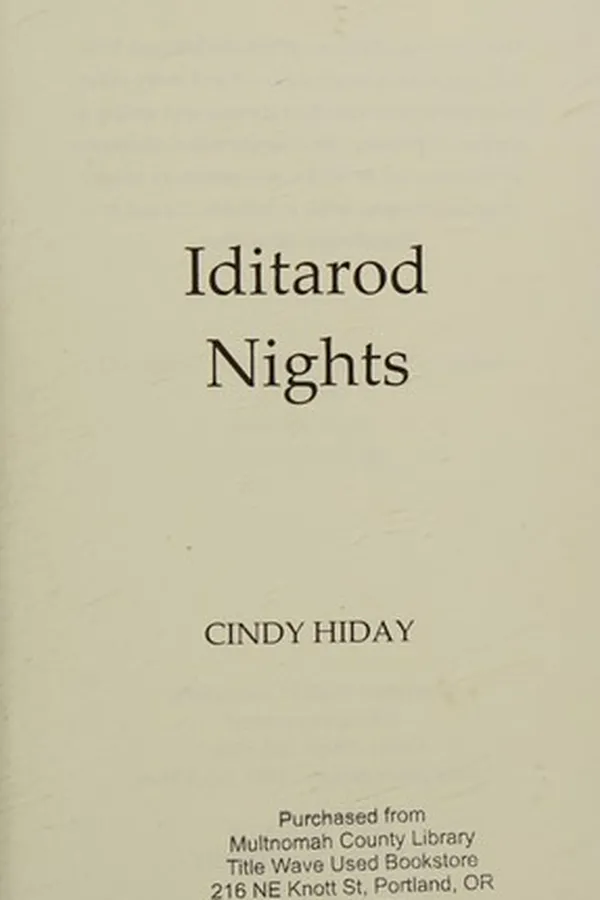 Capa de Iditarod Nights