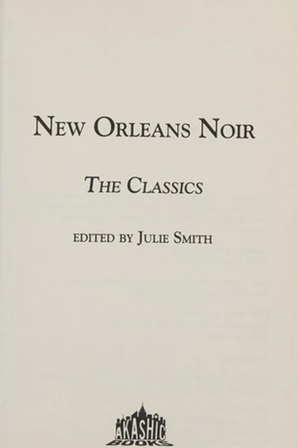 Capa de New Orleans noir