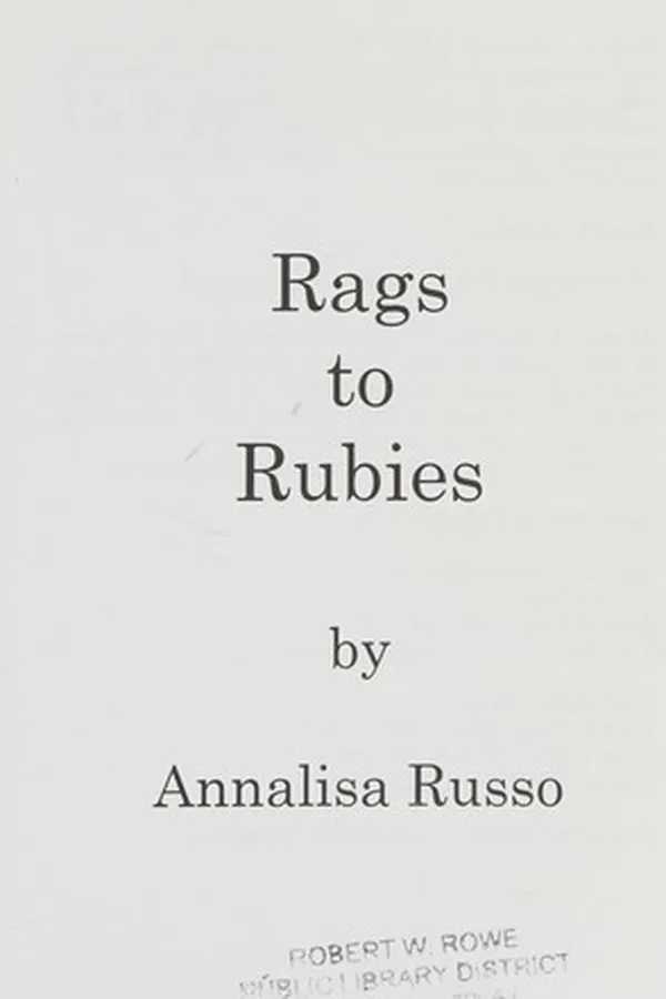 Cover of Rags to rubies