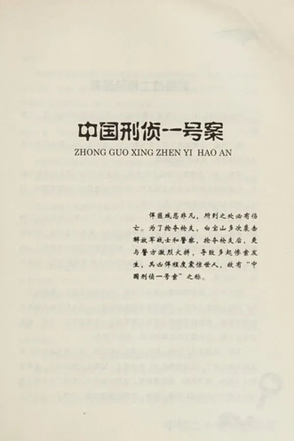 Capa de Zhongguo er shi nian zhong an zhui zong