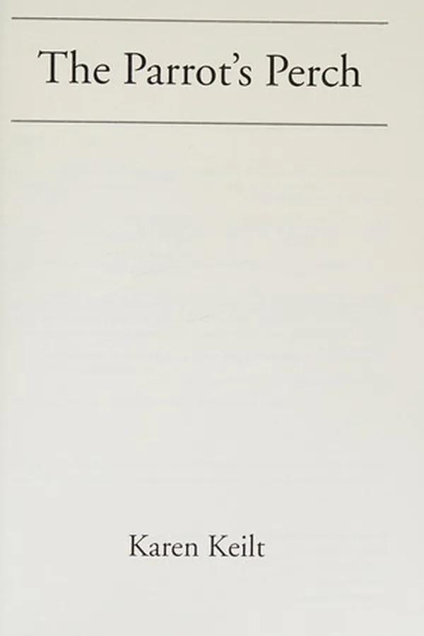 Capa de Parrot's Perch