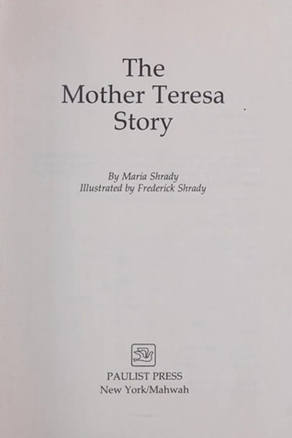 Capa de The Mother Teresa story