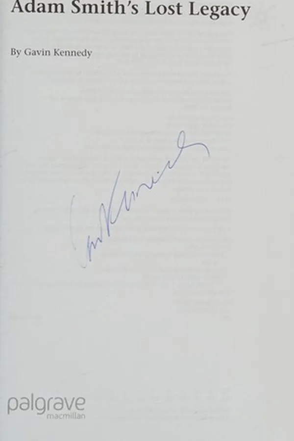Capa de ADAM SMITH'S LOST LEGACY