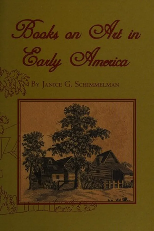 Capa de Books on art in early America