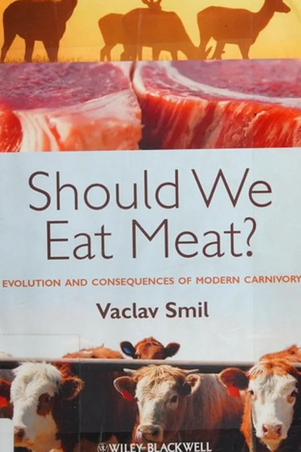 Capa de Should we eat meat?