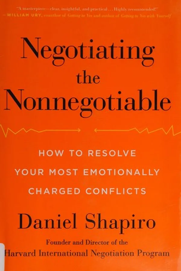 Capa de Negotiating the nonnegotiable