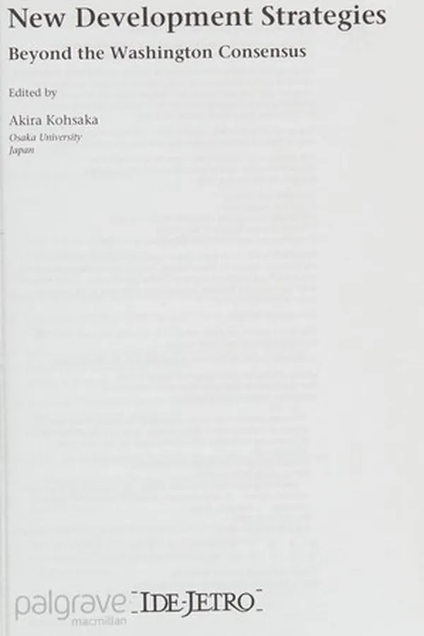 Capa de New development strategies