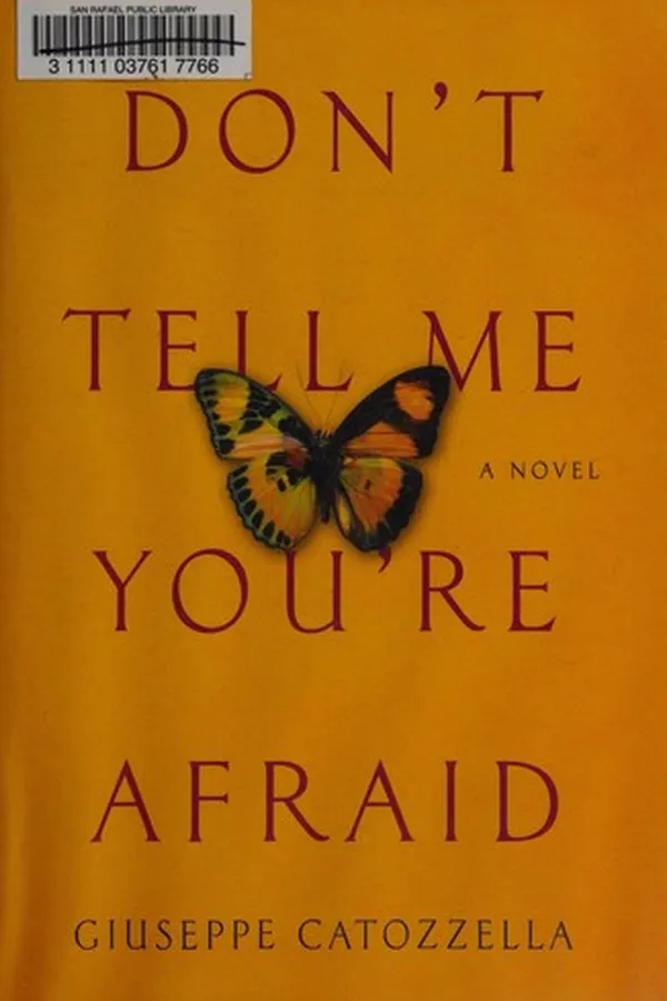 Capa de Don't tell me you're afraid