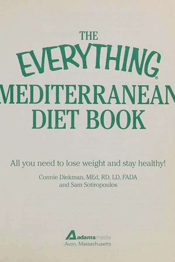Capa de The everything Mediterranean diet book