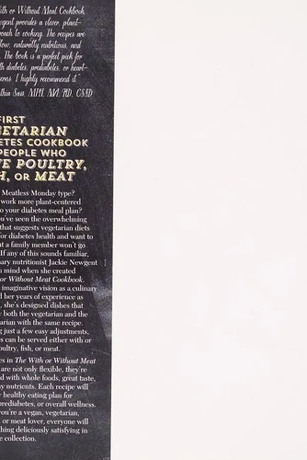 Capa de The with or without meat cookbook