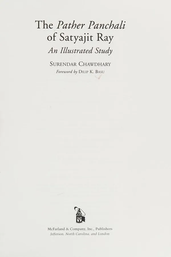 Capa de The Pather panchali of Satyajit Ray