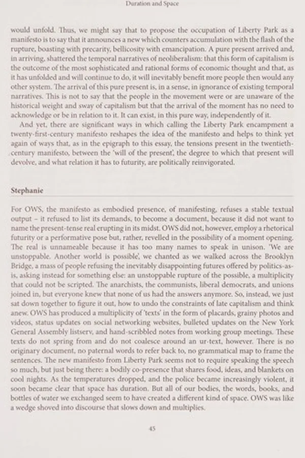 Capa de Manifesto Now!