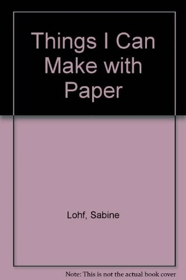 Capa de Things I can make with paper