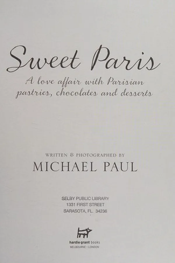Capa de Sweet Paris