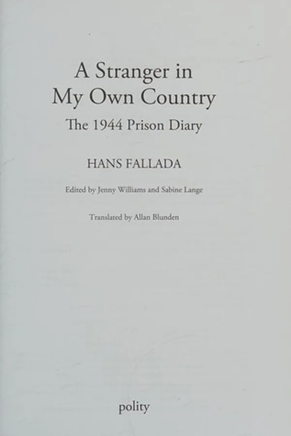 Capa de A stranger in my own country
