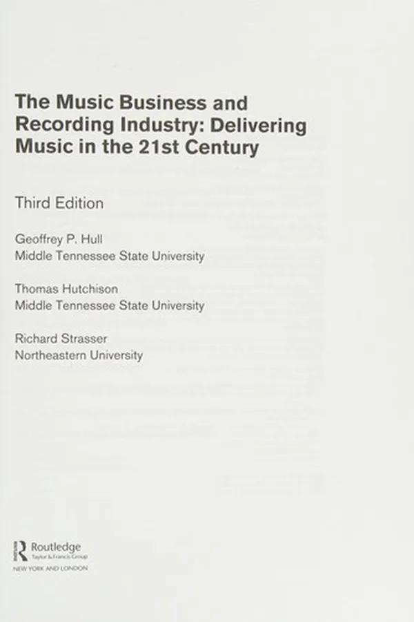 Capa de The music and recording business