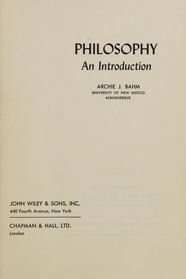 Capa de Philosophy