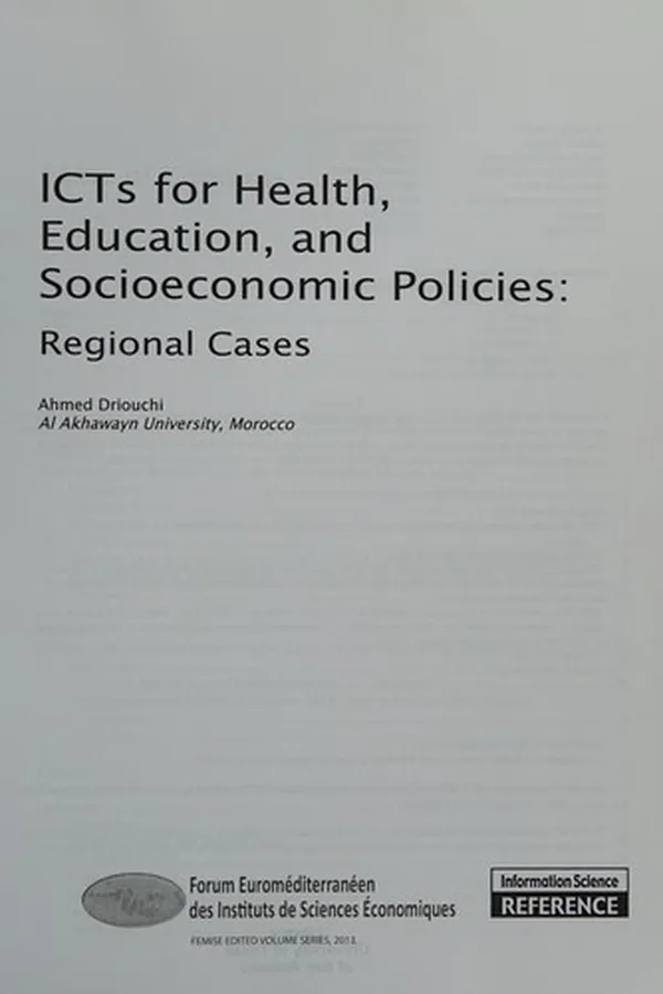 Capa de ICTs for health, education, and socioeconomic policies
