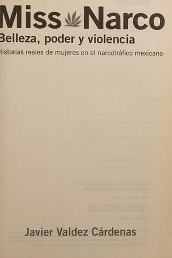 Capa de Miss Narco