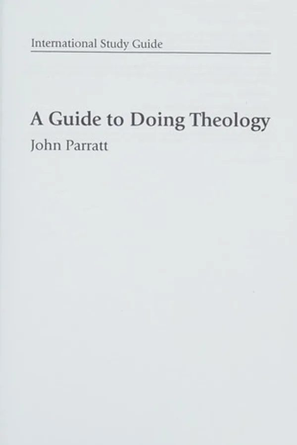 Capa de A guide to doing theology