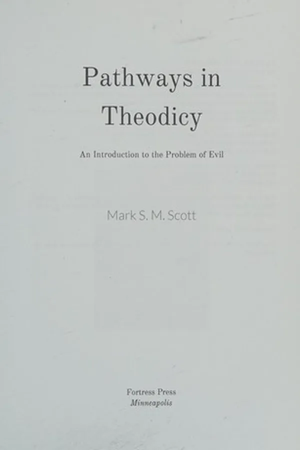 Capa de Pathways in Theodicy