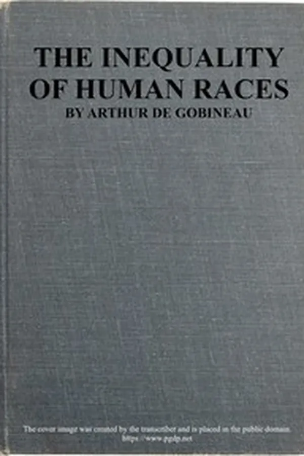 Capa de The inequality of human races