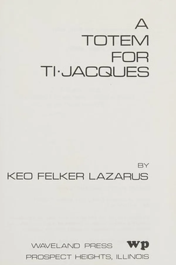 Capa de A totem for Ti-Jacques