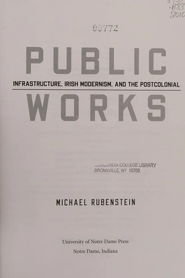 Capa de Public works