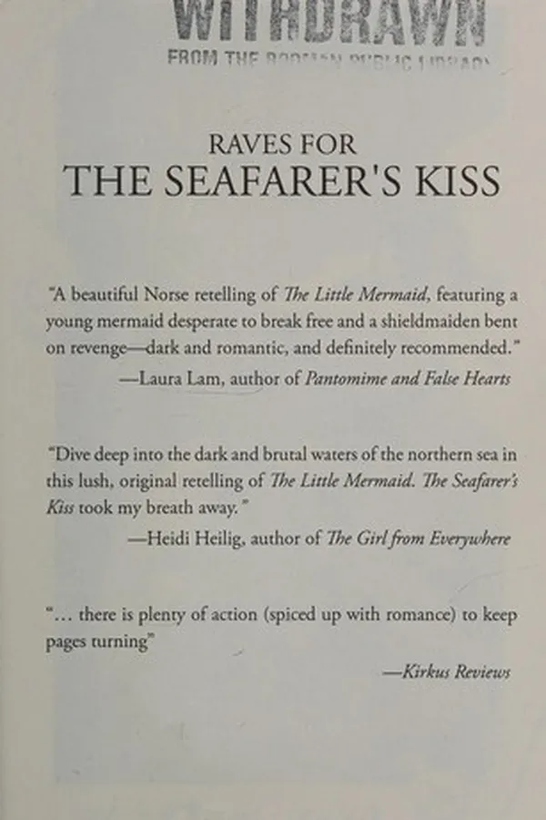 Capa de The seafarer's kiss