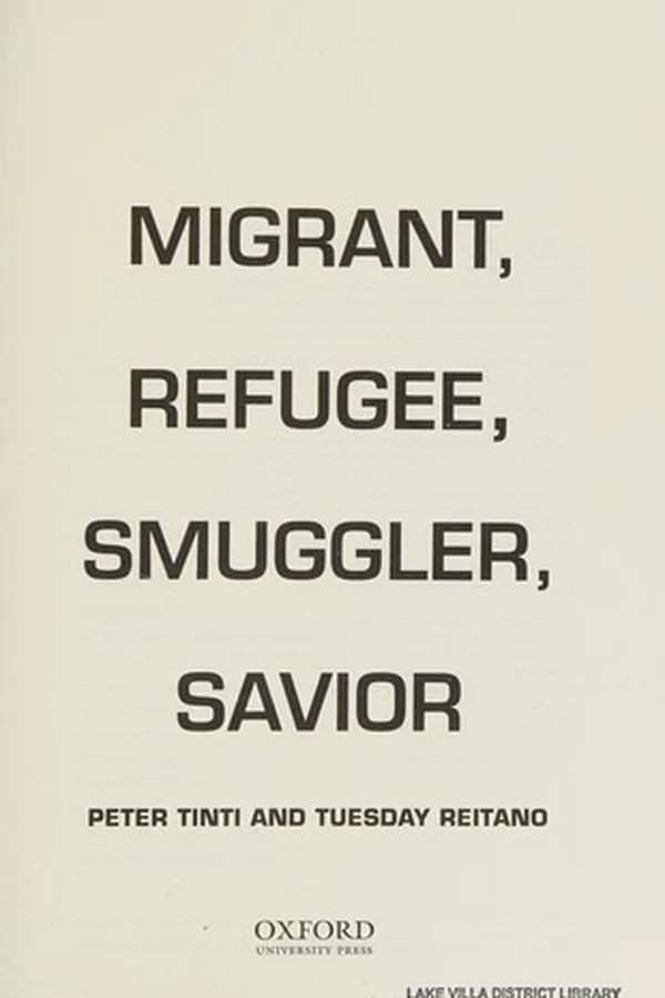 Capa de Migrant, refugee, smuggler, savior