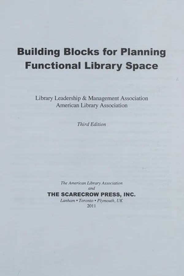 Capa de Building blocks for planning functional library space