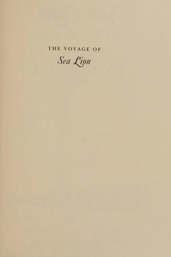 Capa de The Voyage of Sea Lion