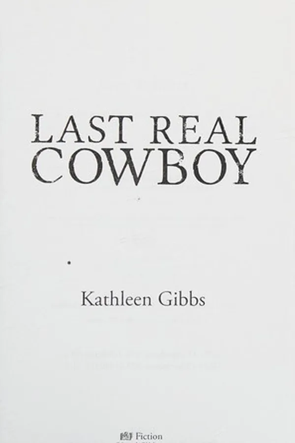 Capa de The last real cowboy