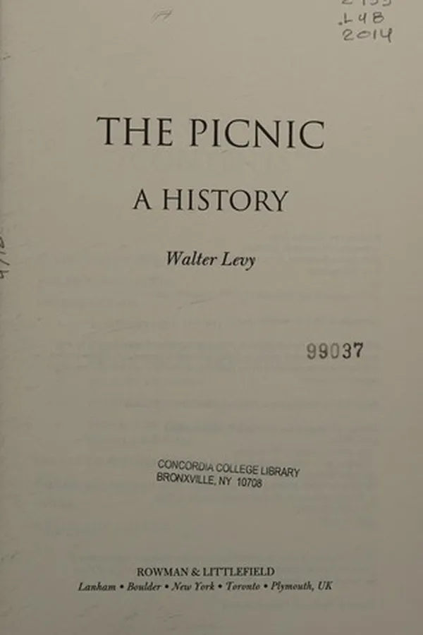 Capa de The picnic