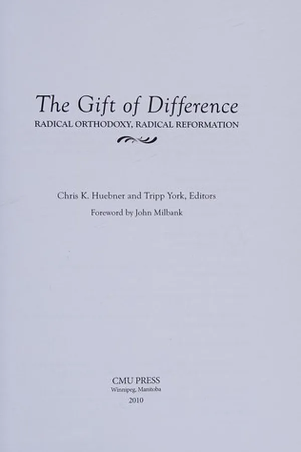 Capa de The gift of difference