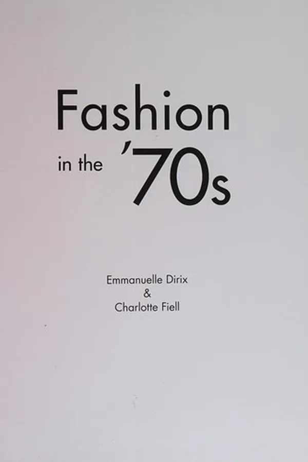 Capa de Fashion in the '70s