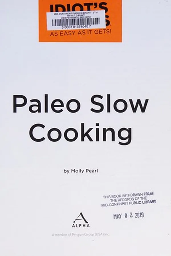 Cover of Paleo slow cooking