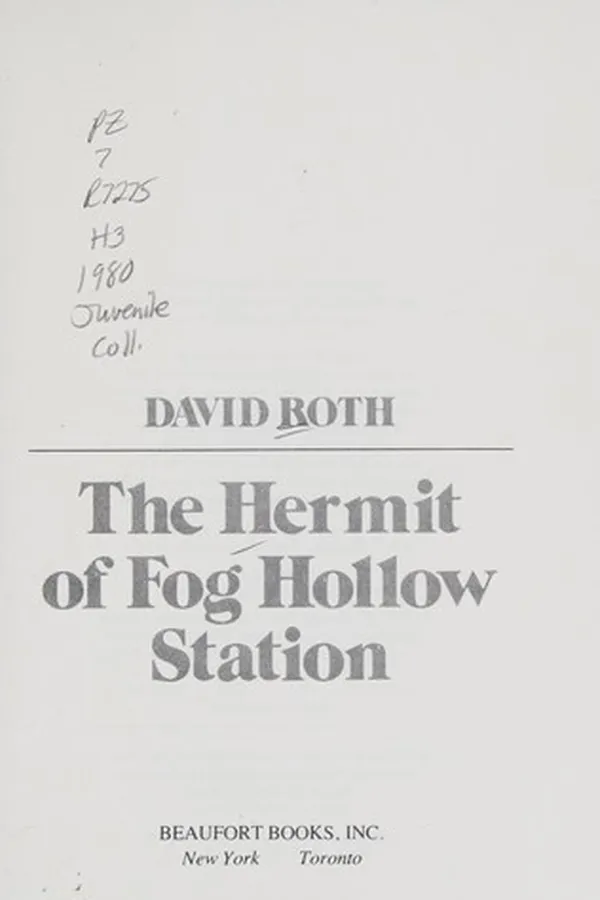 Capa de The hermit of Fog Hollow Station